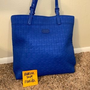 Michael Kors blue tote